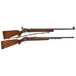 Two Winchester Bolt Action Rifles