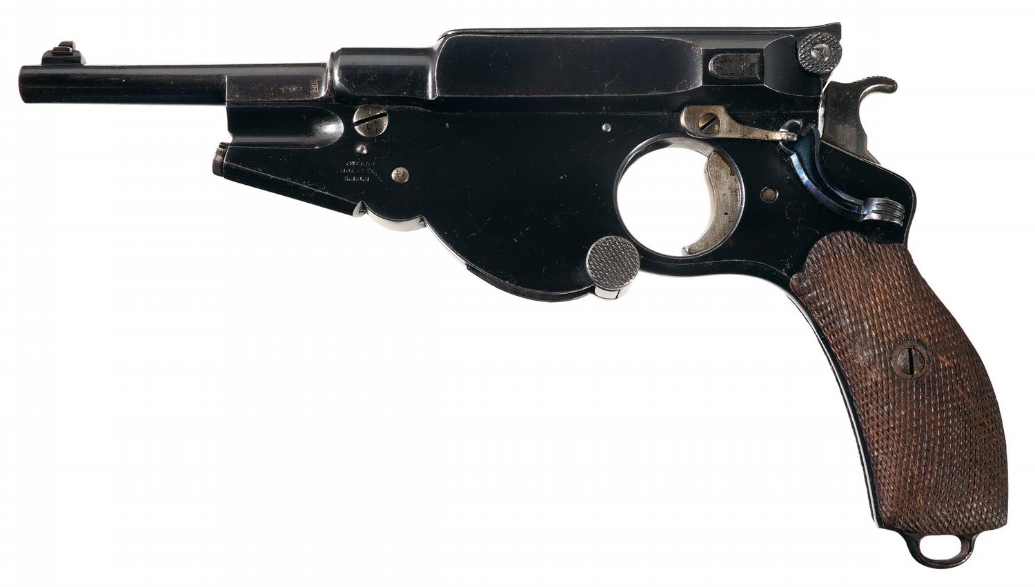 Bergmann Model 1896 SemiAutomatic Pistol