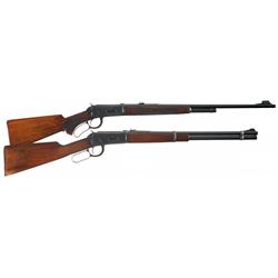 Two Winchester Lever Action Rifles