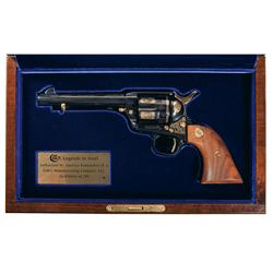 Colt Single Action Army Legends in Steel Tribute Commemorative Revolver with Case