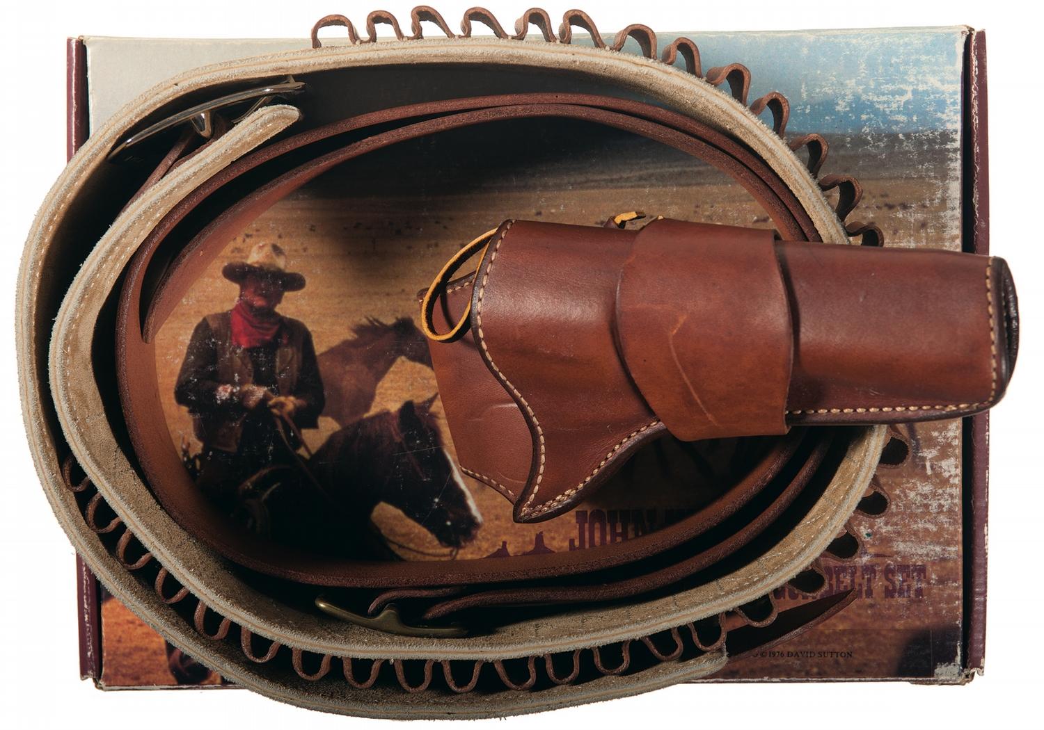 Cased Colt Single Action Army John Wayne Commemorative Revolver with