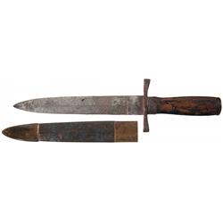 Confederate Pattern Knife with Sheath