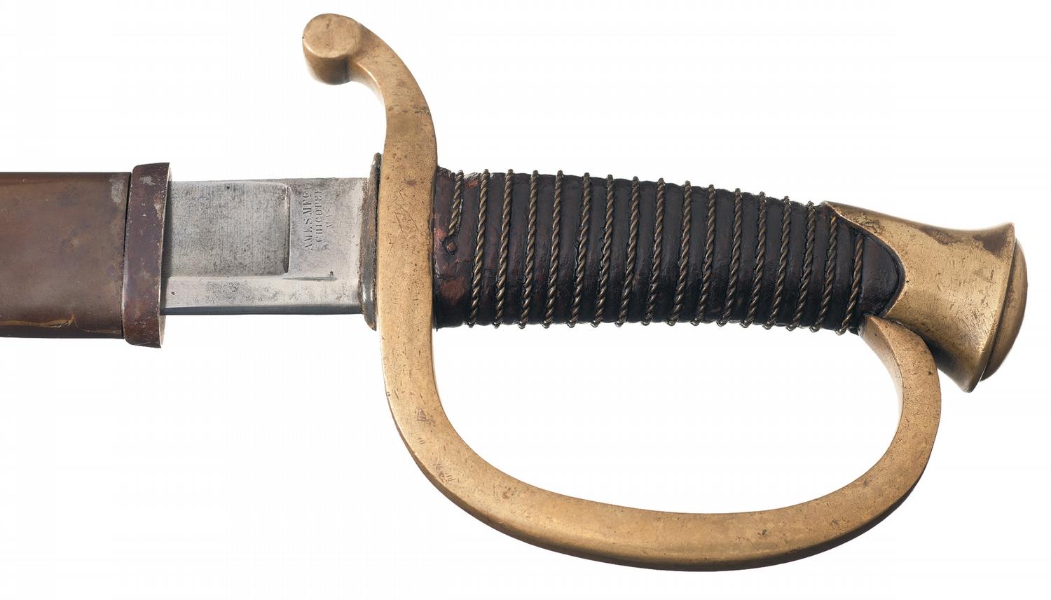 Civil War Production Ames U.S. Model 1840 Light Artillery Saber with