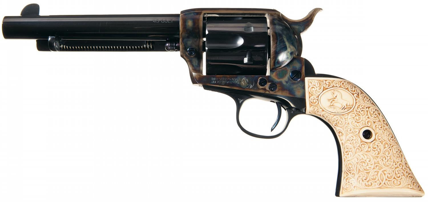 Wells Fargo & Company Marked Colt Single Action Army Revolver with Factory Letter