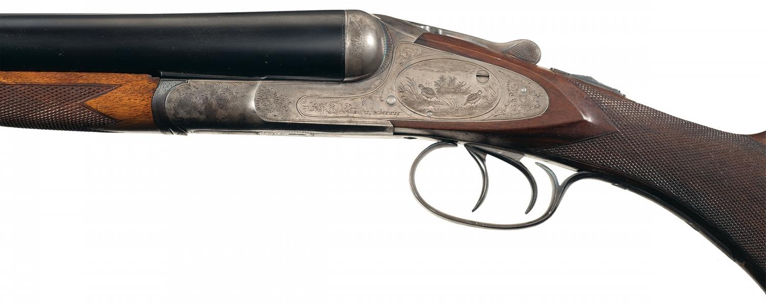 Two Barrel Set L.C. Smith Grade 3 Engraved Hammerless Double Barrel 10