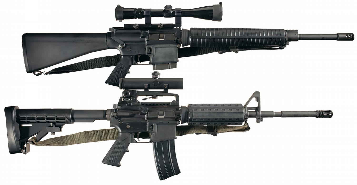 Two Semi-Automatic Rifles