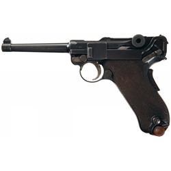 Scarce DWM Model 1906 French Marked Commercial Luger Pistol