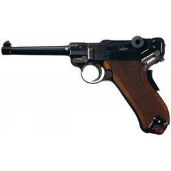 Swiss Bern Model 06/24 Luger Semi-Automatic Pistol