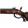 Image 2 : Silver Inlaid F. Baader Munchen Percussion Rifle with Relief Carved Stock