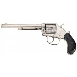 Colt Model 1878 Frontier Six Shooter Etched Panel Double Action Revolver with Factory Letter