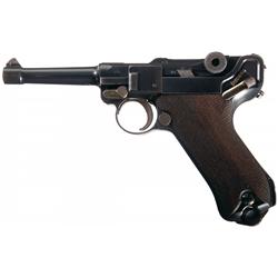 Excellent DWM Model 1914 Military Luger Semi-Automatic Pistol with Low Serial Number