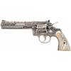 Image 3 : Cased Custom Engraved Colt Python Double Action Revolver with Pearl Grips