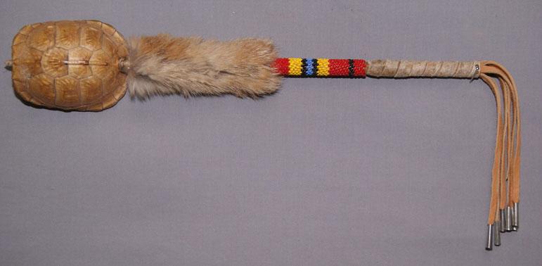 Cheyenne Rattle Instrument CHEYENNE BEADED RATTLE