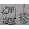 Image 1 : NAVAJO SILVER PIN AND NECKLACE