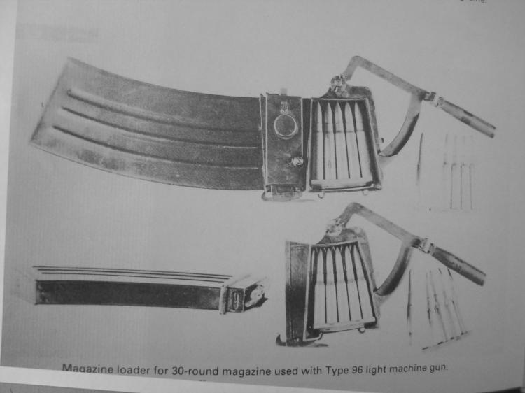 ORIG WWII JAPANESE TYPE 96 LIGHT MACHINE GUN MAGAZINE