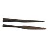 Image 1 : TWO EARLY MIDDLE AGES IRON SPEARHEADS EXCAVATED