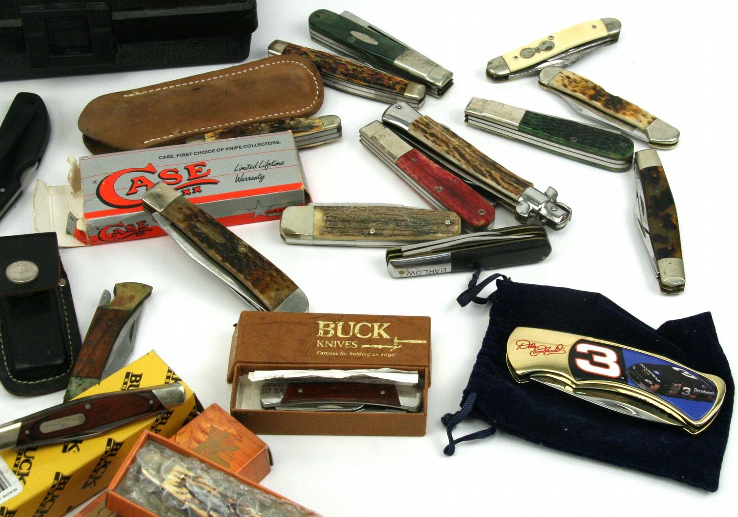 DEALER LOT OF 25+ POCKET KNIVES CASE BUCK & MORE