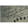 Image 2 : REMINGTON TRICK SHOOTER AUTOGRAPHED TARGET