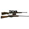 Image 1 : TWO SPORTERIZED MILITARY RIFLES GUSTAF & ENFIELD