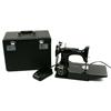 Image 1 : SINGER FEATHER WEIGHT PORTABLE SEWING MACHINE
