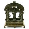 Image 1 : INDIAN BRONZE HINDU DIETY FIGURINES WITH STAND