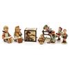 Image 1 : GROUPING OF 7 GOEBEL HUMMEL FIGURINES & MUSIC BOX