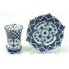 Image 2 : ROYAL COPENHAGEN BLUE FLUTED LACE CHINA SET