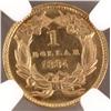 Image 2 : US 1884 GOLD $1 INDIAN PRINCESS TYPE III COIN MS63