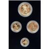 Image 2 : PROOF GOLD AMERICAN EAGLE 1990 4 COIN SET