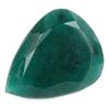 Image 1 : LARGE 89 CT PEAR CUT BRAZILIAN GREEN EMERALD