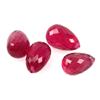 Image 1 : DEALERS LOT OF 4 AFRICAN FACETED RUBY BEADS-6.6CTW