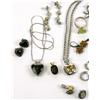 Image 2 : MIXED LOT OF LADIES STERLING SILVER JEWELRY