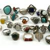 Image 3 : DEALERS LOT OF 29 LADIES STERLING SILVER RINGS