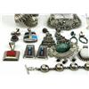 Image 4 : LADIES MEXICAN STERLING SILVER JEWELRY LOT