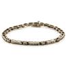 Image 1 : LADIES 10K YELLOW GOLD DIAMOND BAGUETTE BRACELET