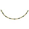 Image 1 : LADIES 14K YELLOW GOLD EMERALD & DIAMOND BRACLET