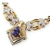 Image 2 : LADIES 18K LE VIAN DIAMOND & TANZANITE NECKLACE