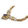 Image 4 : LADIES 18K LE VIAN DIAMOND & TANZANITE NECKLACE