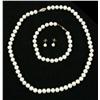 Image 1 : LADIES 14K YELLOW GOLD PEARL JEWELRY SUITE