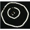 Image 2 : LADIES 14K YELLOW GOLD PEARL JEWELRY SUITE
