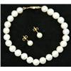 Image 3 : LADIES 14K YELLOW GOLD PEARL JEWELRY SUITE