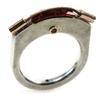 Image 1 : LADIES STERLING & 14K GOLD DESIGNER PLODOWSKI RING