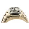 Image 2 : MENS 14K YELLOW GOLD 6 STONE DIAMOND RING