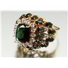 Image 1 : ELVIS PRESLEYS DIAMOND AND EMERALD 18KT GOLD RING