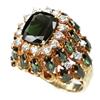 Image 2 : ELVIS PRESLEYS DIAMOND AND EMERALD 18KT GOLD RING