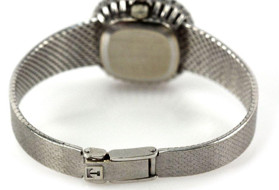 Ladies 18k White Gold Tissot Stylist Diamond Watch