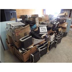 ELECTRIC PUNCH, DOCKING STATION, KEY BOARDS,COMPUTER PARTS, TABL