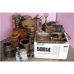 VACUUM PUMP, AIR CONTENT METER, SPECIMEN EXTRACTOR, OVEN, CORE D