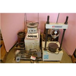 IMMERSION HEATERS, TANK HEATERS, AGGREGATE WASHER, MARSHALL APPA