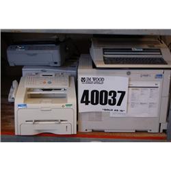 TYPEWRITERS, FAX MACHINE, PRINTERS